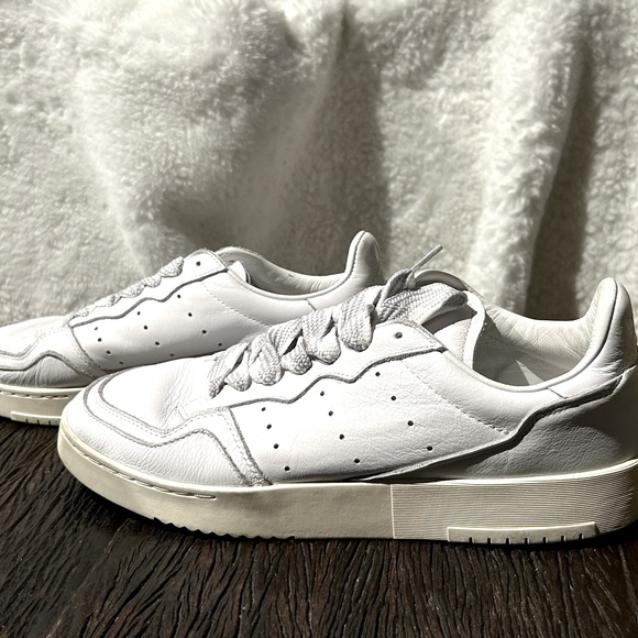 adidas Shoes Mens Adidas Leather Athletic Shoes Size 2 Poshmark